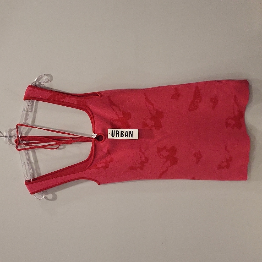 Urban Outfitters Pink Butterfly Dress size medium